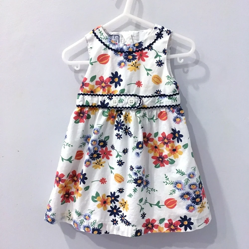 Old Navy cotton floral dress 18-24m